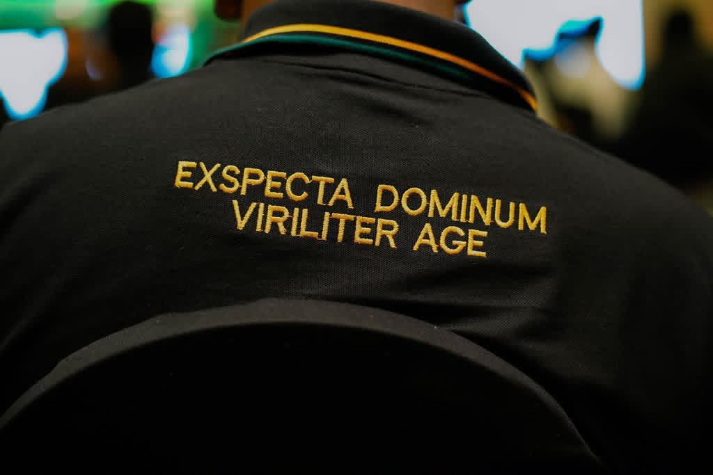 Exspecta Dominum Viriliter Age - Sebastianite motto